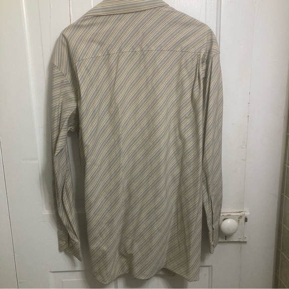 ⚡️ mens Claiborne striped button down shirt size medium - Picture 2 of 3